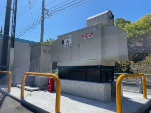 非常用 大型発電機（3基）導入いたしました